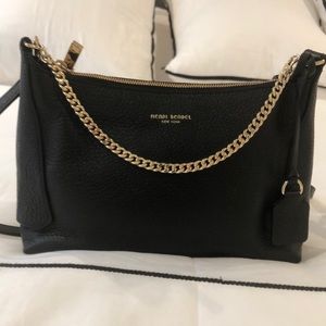Henri Bendel small black cross body handbag